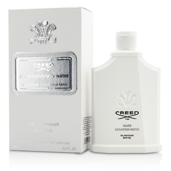 Гель для ванны Creed Silver Mountain Water с натуральными экстрактами, 200 мл