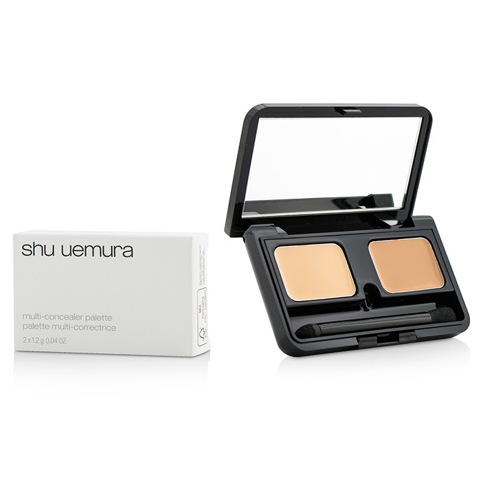 Кремовая палитра консилеров Shu Uemura 2 оттенка, 2x1.2 г для коррекции кожи