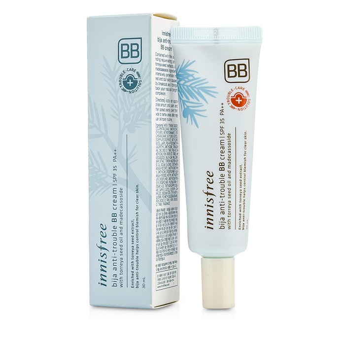 Innisfree BB-крем с маслом bija для проблемной кожи SPF 35, 30 мл