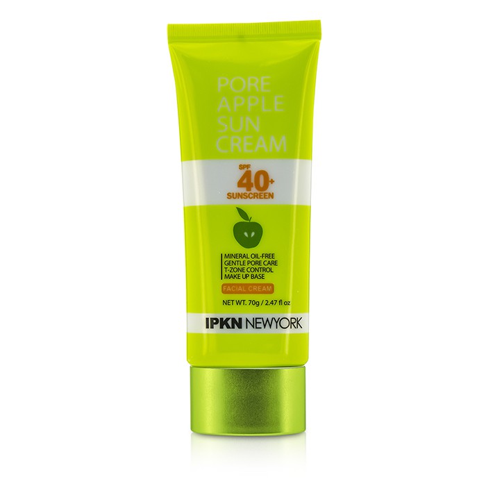Солнцезащитный крем для лица IPKN New York с экстрактом яблочной воды SPF 40+, 70 г