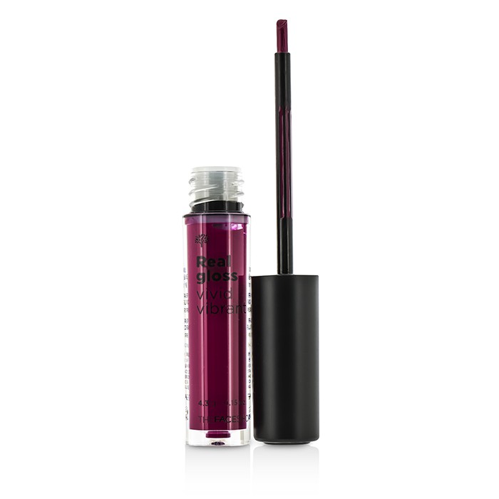 Помада The Face Shop Real Gloss Vivid с ярким блеском для губ, оттенок PK01 Candy Kiss Rose, 4,3 г