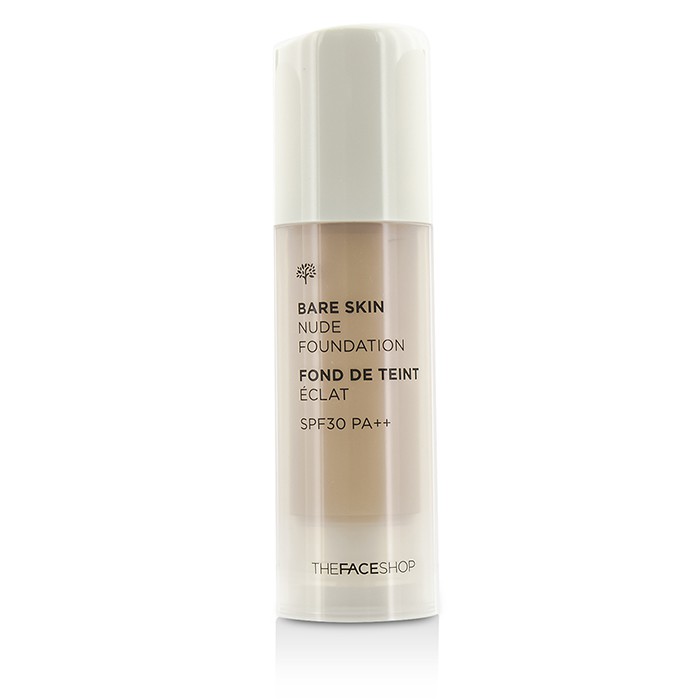 Тональный крем The Face Shop с SPF 30 для лица 35 г, легкое покрытие, эффект "второй кожи"
