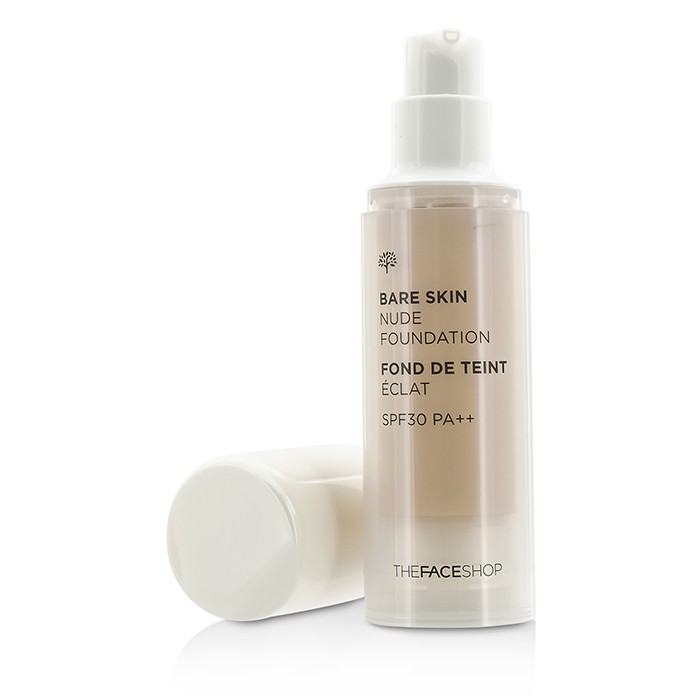 Тональный крем The Face Shop с SPF 30 для лица 35 г, легкое покрытие, эффект "второй кожи"
