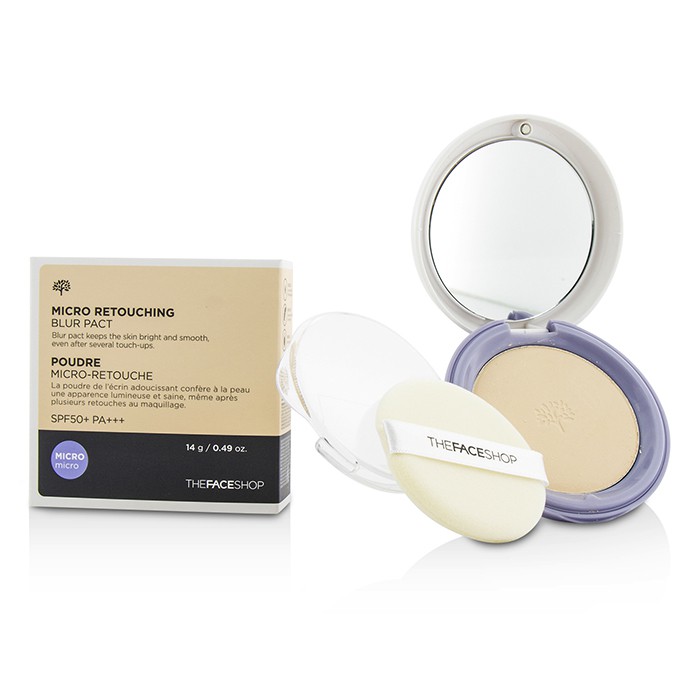 Компактная пудра The Face Shop с экстрактом Smart Seed для лица SPF50, 14 г
