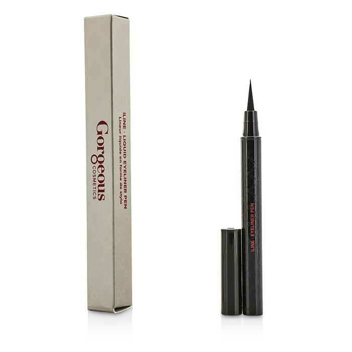 Подводка для глаз Gorgeous Cosmetics iLine с водостойкой формулой, черная, 1,2 мл