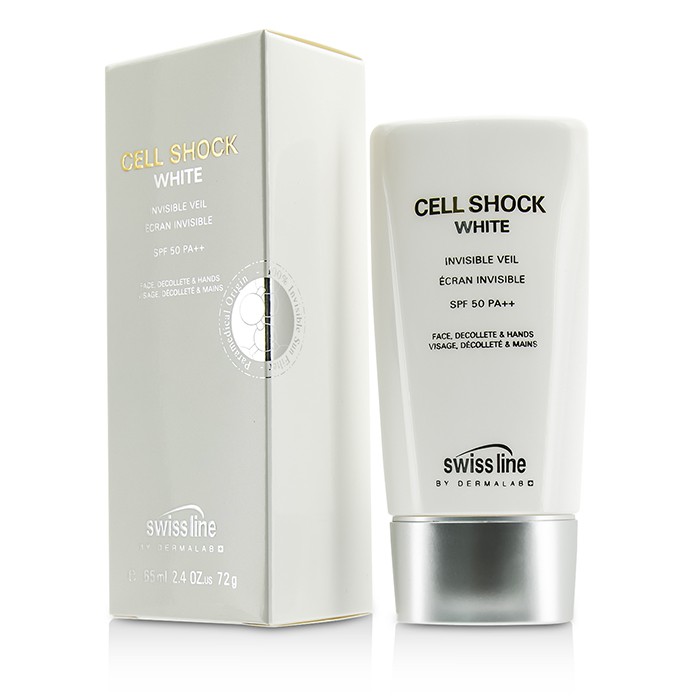 Солнцезащитный крем Swissline Cell Shock White с SPF 50 для лица и тела, 65 мл