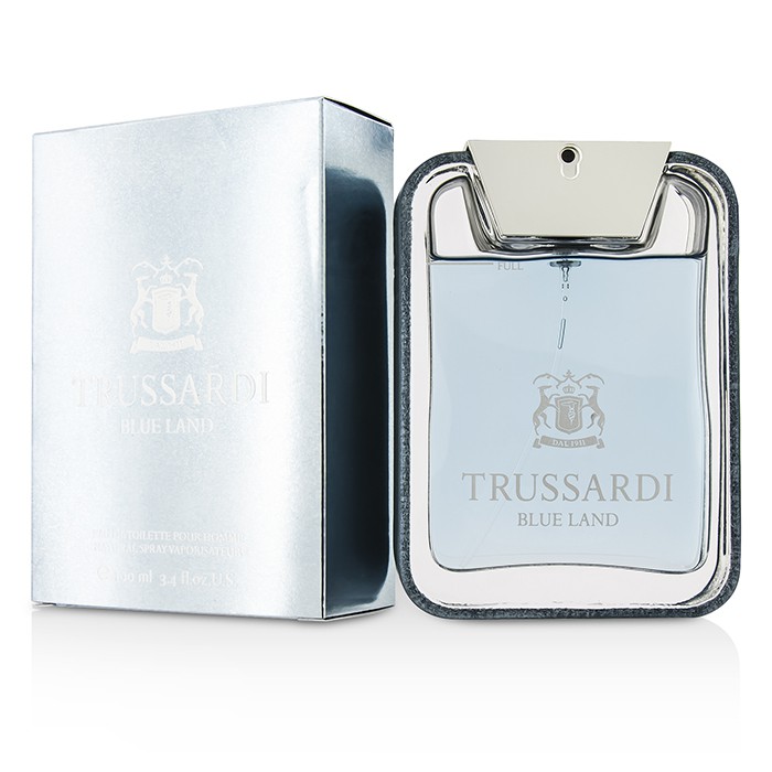 Trussardi Blue Land туалетная вода для мужчин с древесно-водяным ароматом, 30 мл