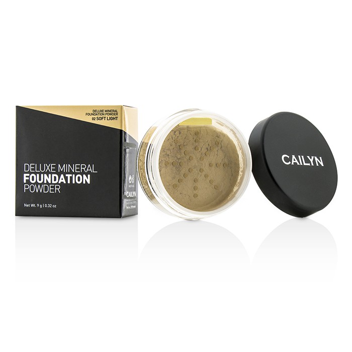Минеральная пудра для лица Cailyn Deluxe, 9 г, с натуральными минералами для матового финиша и ухоженного вида