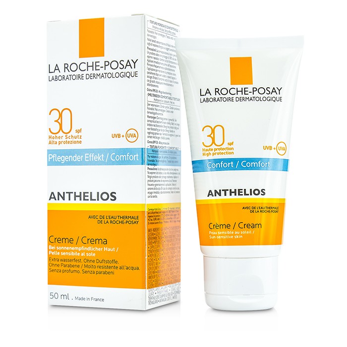 Крем для лица La Roche-Posay Anthelios 30 с SPF 30, 50 мл - защита от солнца и увлажнение для сухой кожи
