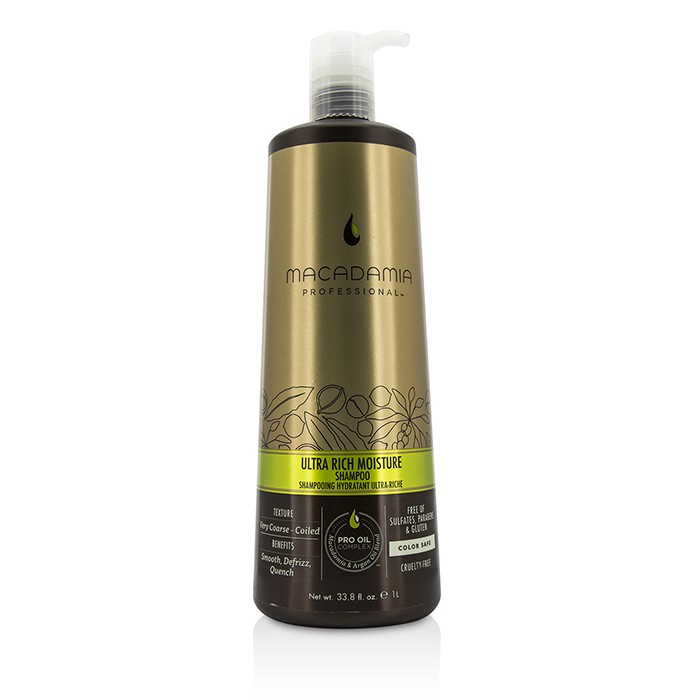 Шампунь Ultra Rich Moisture для всех типов волос с маслом макадамии и арганы, 300 мл