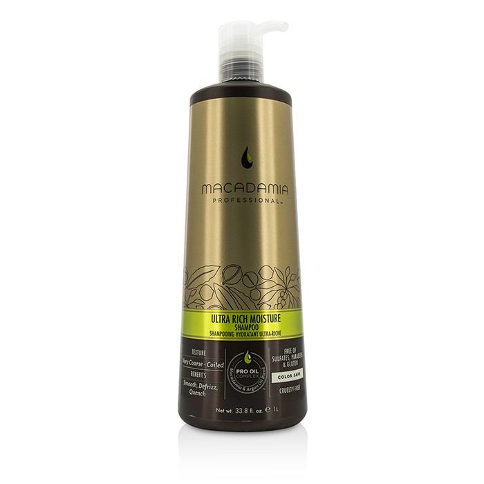 Шампунь Ultra Rich Moisture для всех типов волос с маслом макадамии и арганы, 300 мл