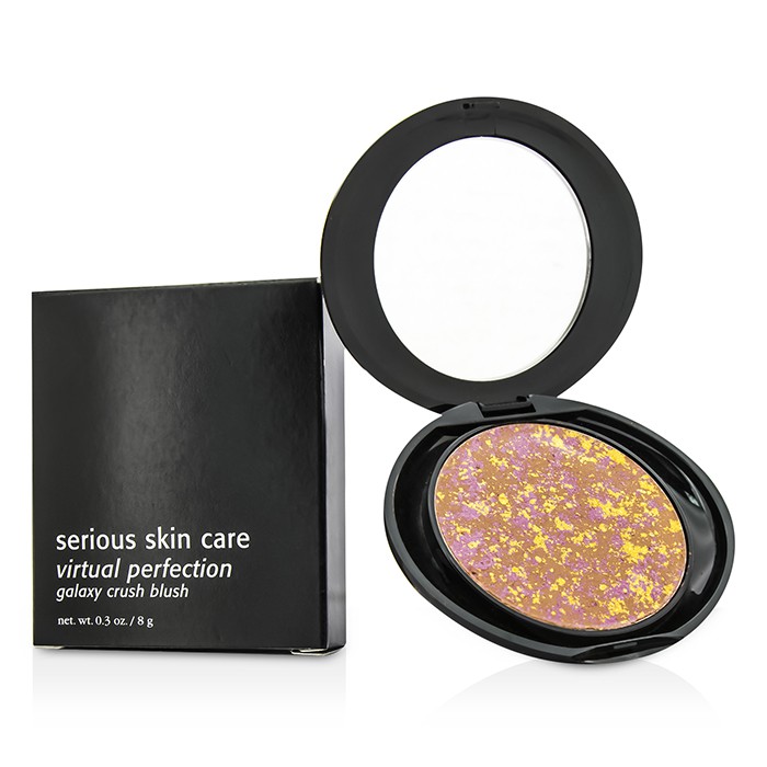 Brand: Serious SkincareOld Name: Virtual Perfection Galaxy Crush Blush 8g/0.3ozSize: 8g/0.3ozDescription: Откройте для себя инновационное румяна, вдохновение для которого черпали в бескрайних просторах галактики. Румяна Galaxy Crush от бренда Serious Skin