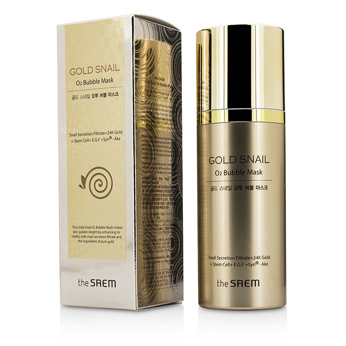 Маска для лица The Saem с золотом и улиточным фильтратом, 105 г