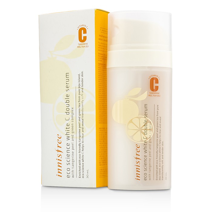 Сыворотка Innisfree Eco Science White C с мандариновой кожурой для сияния лица 30 мл