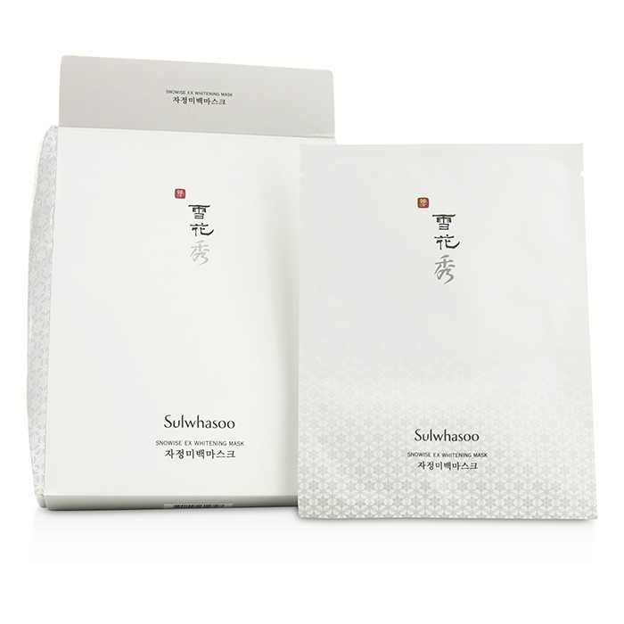 Sulwhasoo осветляющая маска для лица с белым женьшенем, 10 шт. по 20 г