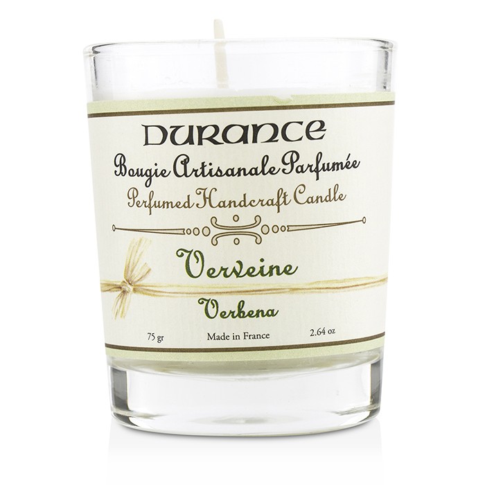 Ароматная свеча Durance из воска с ароматом лимонной вербены, 75 г