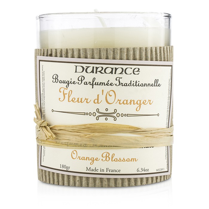 Ароматизированная свеча Durance с запахом цветков апельсина, 180 г