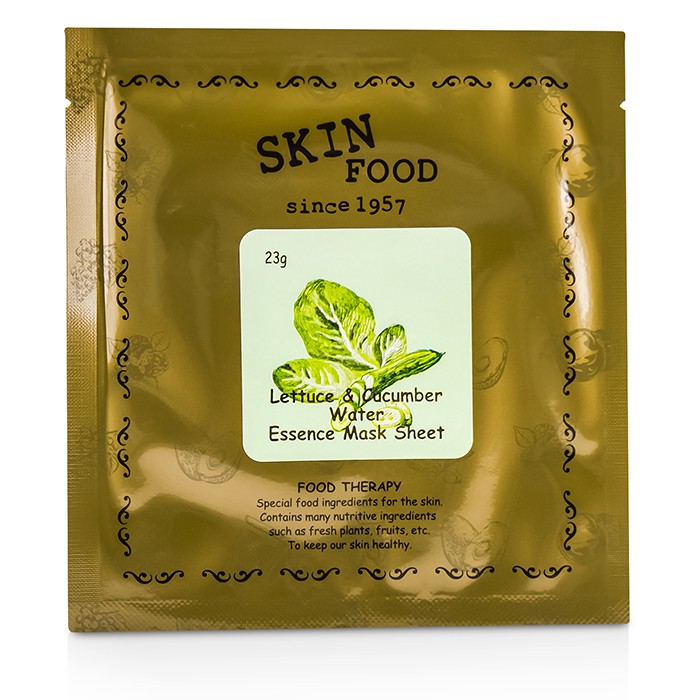 Маска для лица SkinFood с экстрактами салата и огурца, 5x23 г, увлажняющая и освежающая с гиалуроновой кислотой