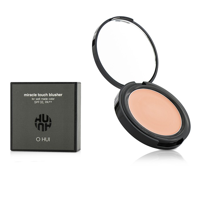 Румяна O Hui Miracle Touch с SPF 33 для лица, 10 г в оттенке 02 Coral, с отражающими частицами