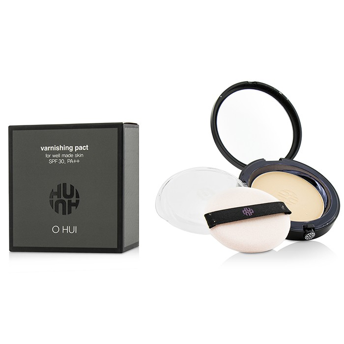 O Hui Пудра Varnishing Pact SPF30 10 г - для лица, матирующая и увлажняющая, с защитой от UV-лучей