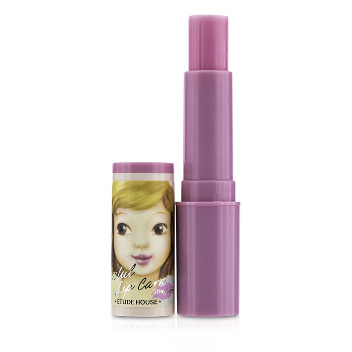 Бальзам для губ Etude House Kissful с масло манго и коллагеном, увлажняющий, легкий оттенок, 3.5 г