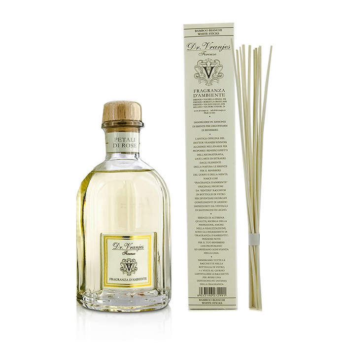 Аромодиффузор Dr. Vranjes Petali Di Rose, 250 мл – нежный аромат розовых лепестков для создания уюта и гармонии в доме.
