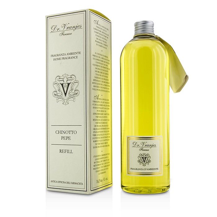 Заправка для аромадиффузора Dr. Vranjes Chinotto Pepe 500 мл с цитрусовым и пряным ароматом