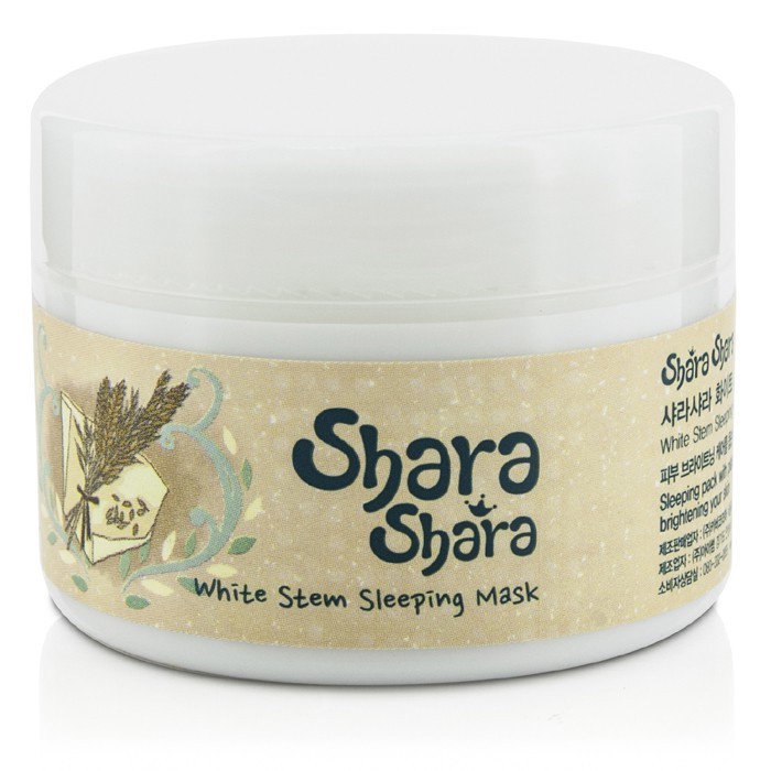 Маска для сна Shara Shara с экстрактами риса и зеленого чая, осветляющая, для лица, 70 мл