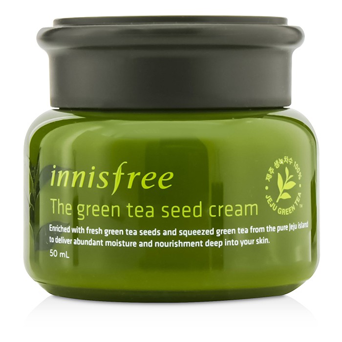 Крем для лица Innisfree с экстрактом зеленого чая, 50 мл - увлажнение и сияние кожи