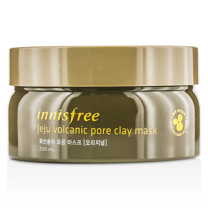 Маска для лица с вулканической глиной Innisfree, 200 мл — для глубокого очищения и сужения пор