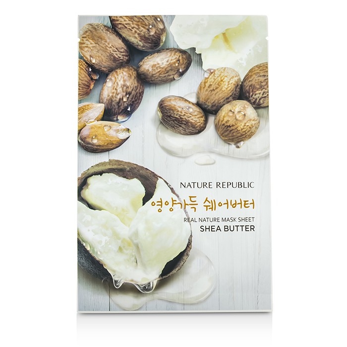 Увлажняющая маска для лица с маслом ши Nature Republic, 10x23 мл
