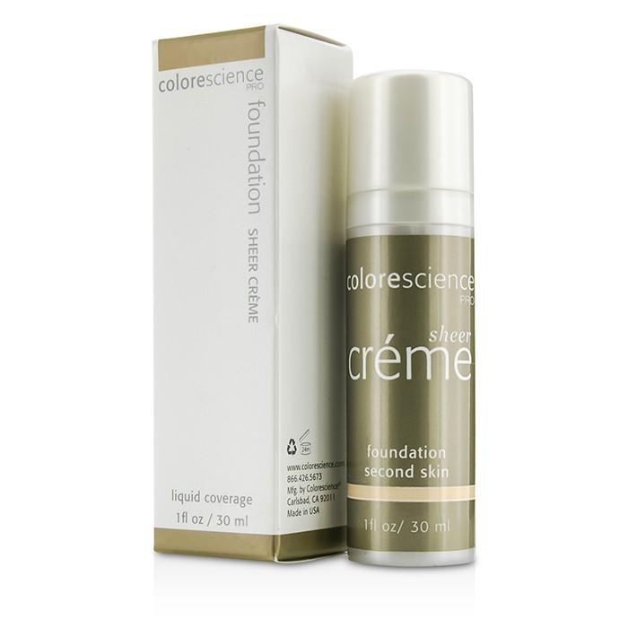 Тональный крем с антиоксидантами для лица Colorescience, оттенок «Вкус меда», 30 мл