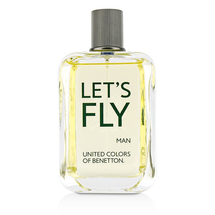 Benetton Let's Fly туалетная вода для мужчин, 100 мл – свежий летний аромат с нотами бергамота, арбуза и кедра