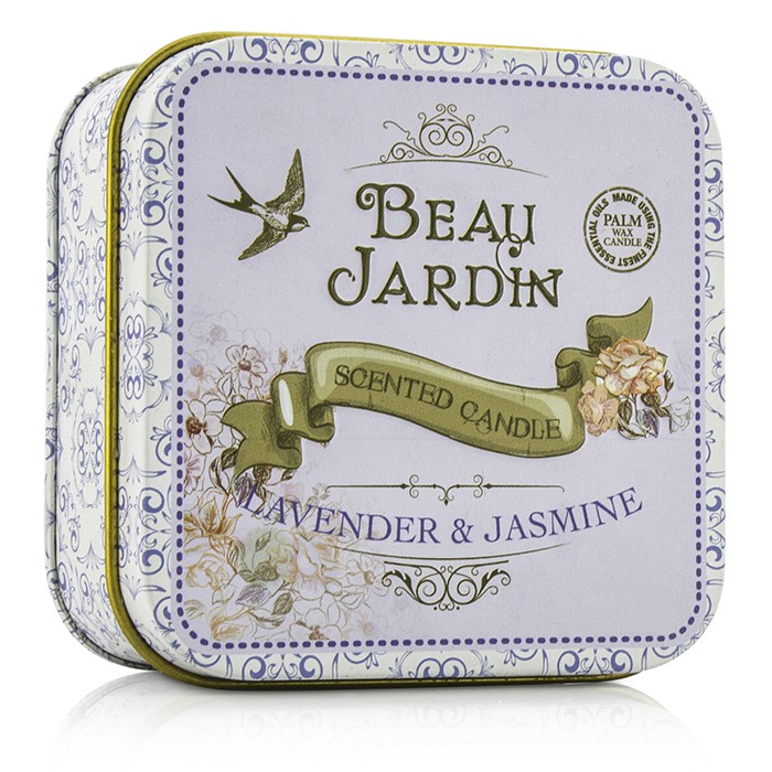 Ароматическая свеча Healthcote & Ivory Beau Jardin с лавандой и жасмином, 100 г