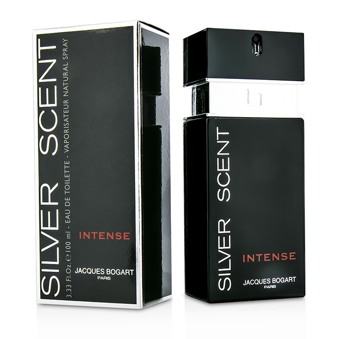 Jacques Bogart Silver Scent Intense туалетная вода 100 мл для мужчин, с нотами уда и сладкими акцентами