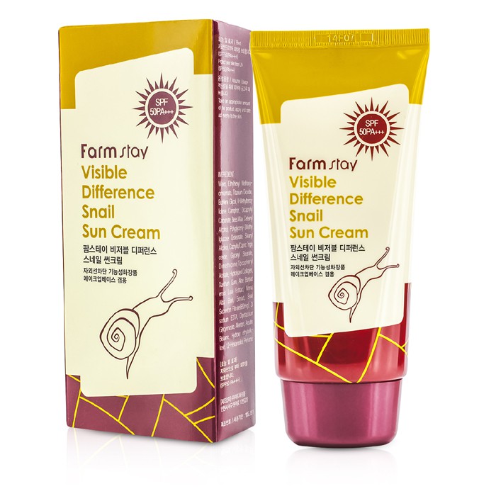 Солнцезащитный крем для лица с фильтратом улитки SPF50 PA+++, 70 г