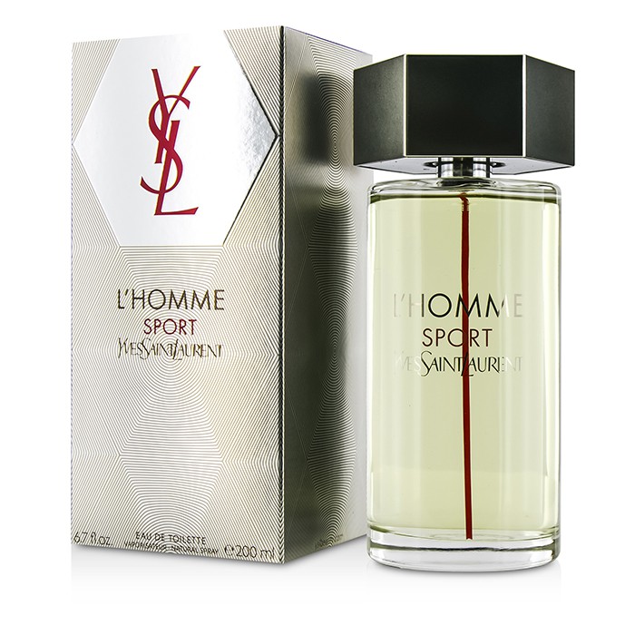 Yves Saint Laurent L'Homme Sport туалетная вода 200 мл — цитрусово-древесный аромат для активных мужчин