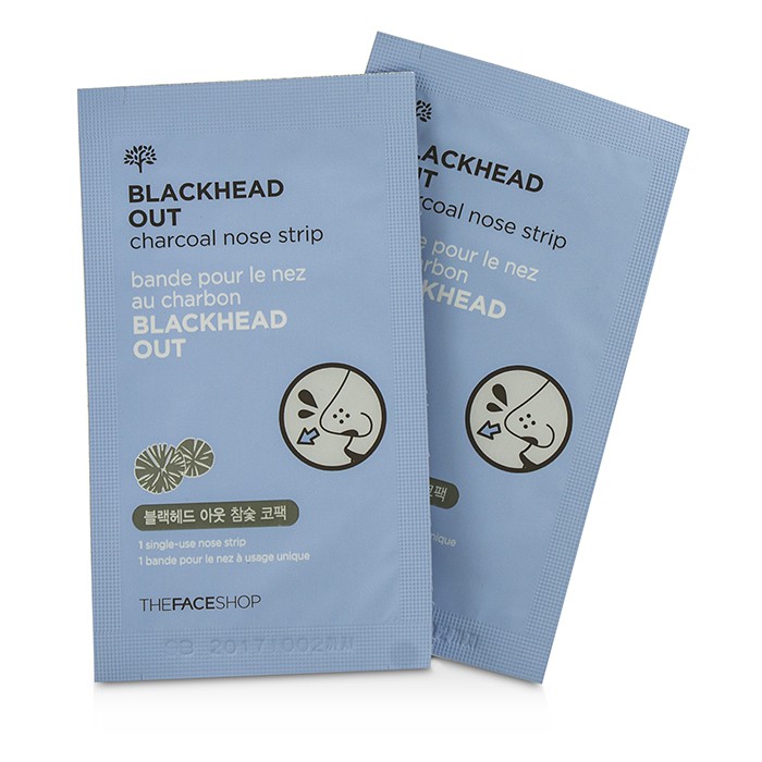 Полоски для носа с вулканической глиной The Face Shop для удаления черных точек, 7 шт.
