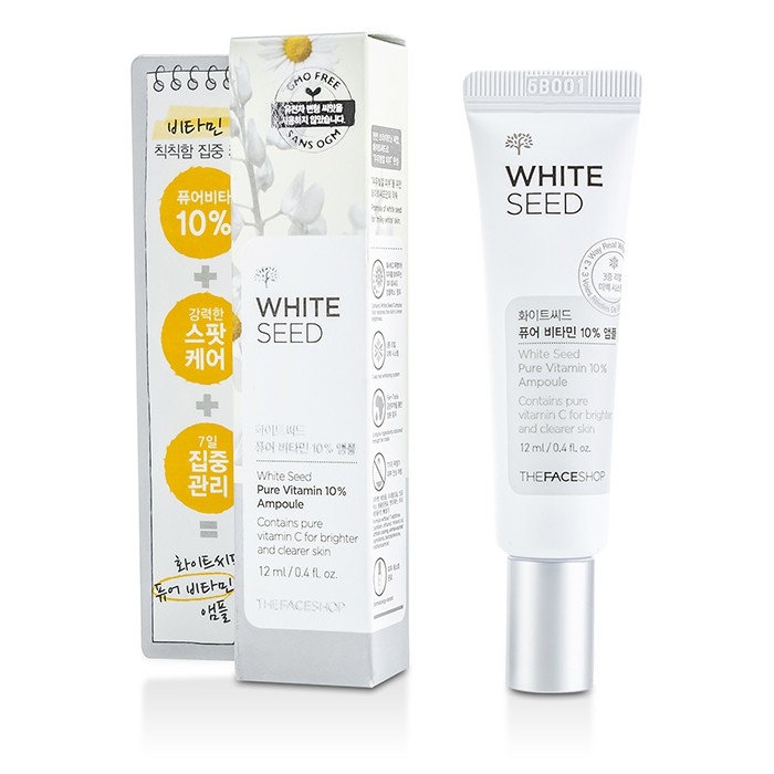 Ампула с витамином С 10% The Face Shop для осветления кожи и уменьшения пигментации, 12 мл