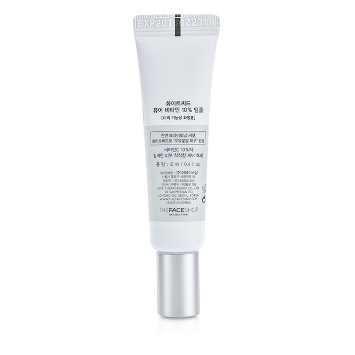 Ампула с витамином С 10% The Face Shop для осветления кожи и уменьшения пигментации, 12 мл