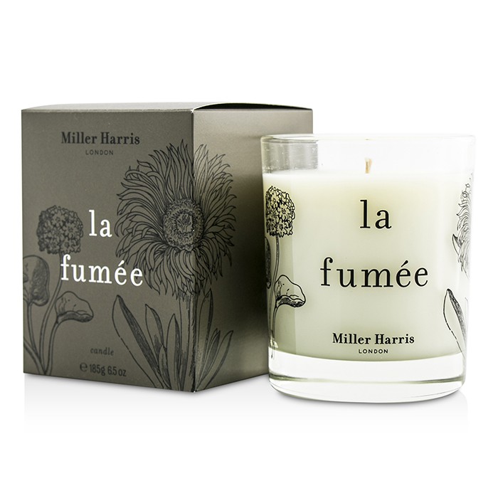 Ароматическая свеча Miller Harris «La Fumée», 185 г — уютный аромат для создания атмосферы гармонии и вдохновения
