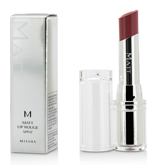 Губная помада Missha M матовая, SPF17, 4.1 г, яркие оттенки, защищает от UV-лучей.