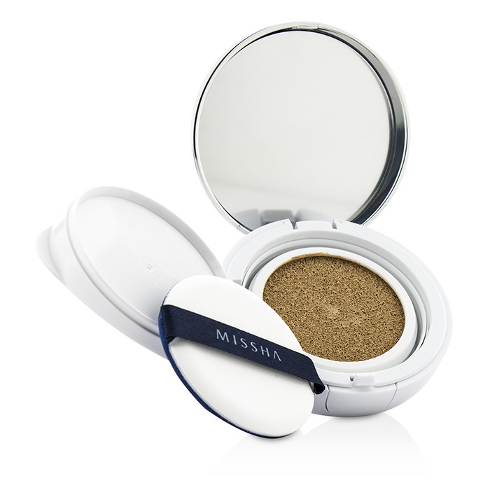 Тональный крем Missha Magic Cushion SPF50 для лица с экстрактами бамбука и баобаба, 15 г