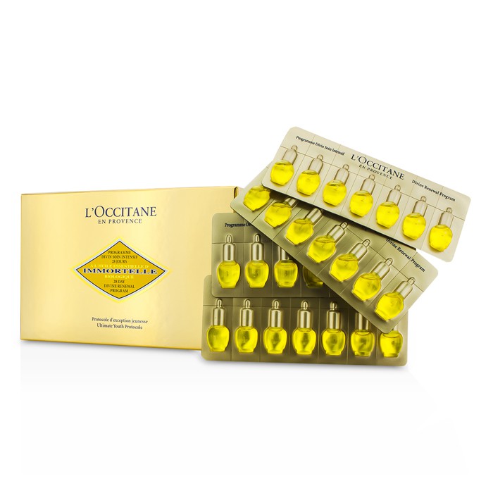 Программа омоложения для лица L'Occitane с растительными маслами, 28 дней, 28x1мл