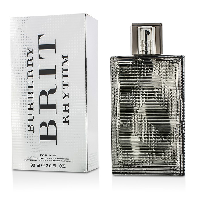 Парфюм Brit Rhythm Intense от Burberry, 90 мл, древесно-кожаный аромат для мужчин