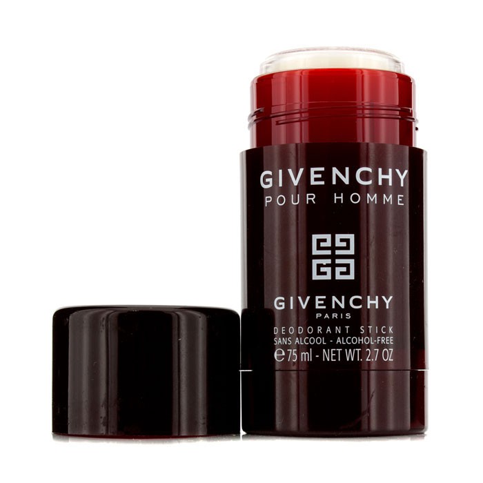 Дезодорант-стик Givenchy Pour Homme без алкоголя, 75 мл для надежной защиты и свежести на весь день.