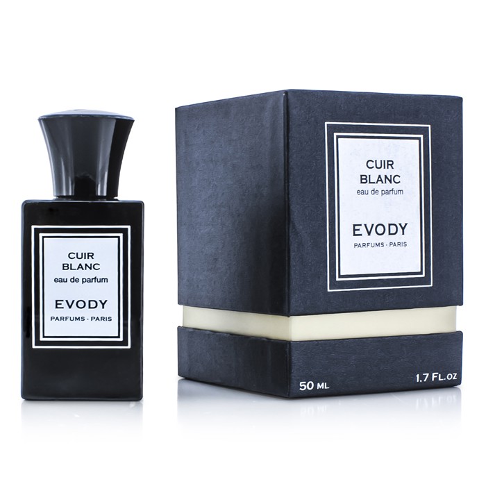Evody Cuir Blanc парфюмированный спрей 50 мл для мужчин с мускусно-кожаным ароматом