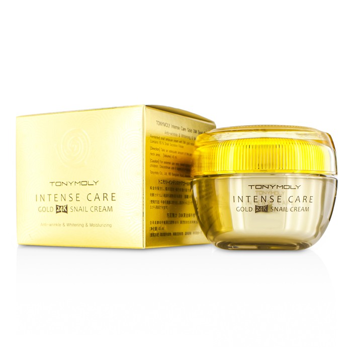 Крем для лица TonyMoly с 24К золотом и улиточным фильтратом, антивозрастной, 45 мл