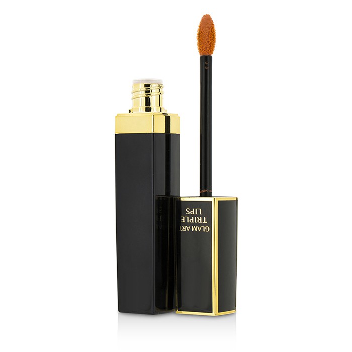 Помада для губ Missha Signature Glam Art Triple Lips SPF10, 6 мл, многофункциональная с УФ-защитой, эффект блеска и цвета