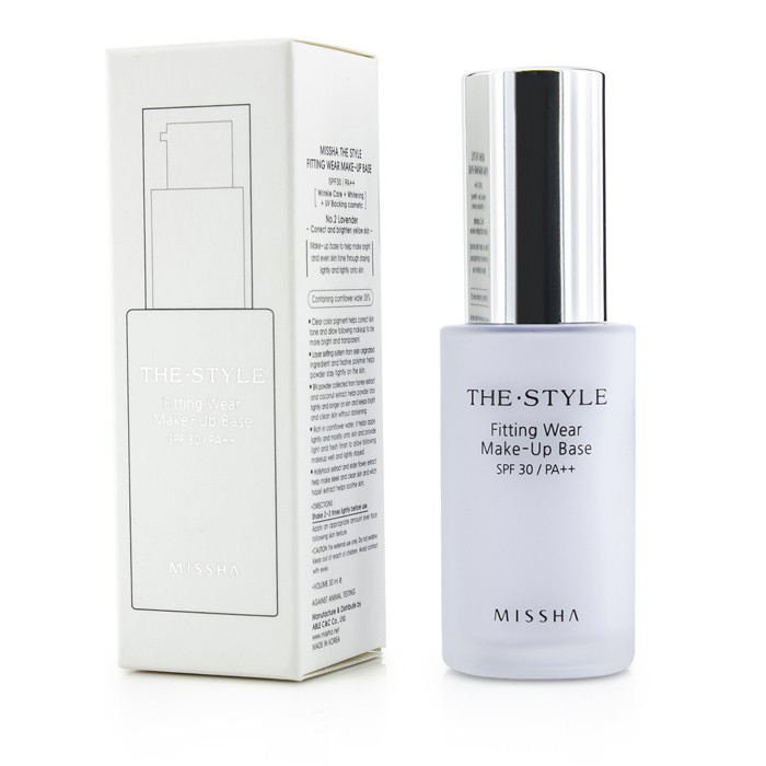 Missha The Style праймер для макияжа с экстрактом василька и SPF30, 30 мл